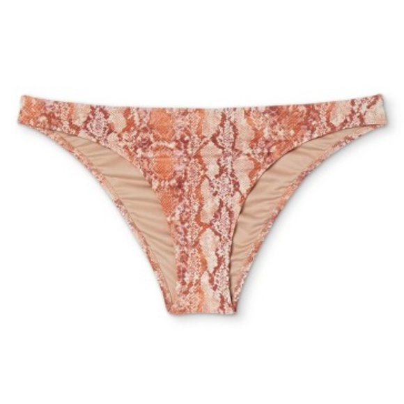 SHADE & SHORE Lurex Snake Print High Leg Extra Cheeky Bikini Bottom 𓆗 … - Picture 5 of 11